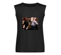 DJ Shadow - Camiseta sin mangas para hombre, de algodón, color negro, Negro , L