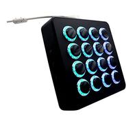 Dj Techtools Midi Fighter Spectra, Controlador Midi DJ (Potente, mappings Oficiales, Anillos de Color LED Personalizables, Control preciso, Controlador Midi), Negro
