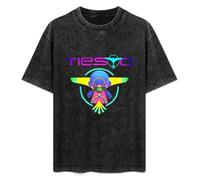 DJ Tiesto Trance House Music Variant Logo Vintage Washed tee Unisex Short Sleeve Size 3XL