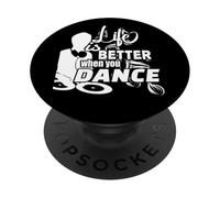 DJ - Tocadiscos Notas Musicales House Techno PopSockets PopGrip Adhesivo