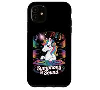 Dj Unicornio Symphony Of Sound Melodía Mágica Carcasa para iPhone 11
