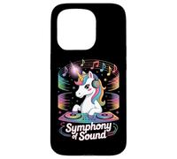 Dj Unicornio Symphony Of Sound Melodía Mágica Carcasa para iPhone 15 Pro