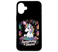 Dj Unicornio Symphony Of Sound Melodía Mágica Carcasa para iPhone 16 Plus