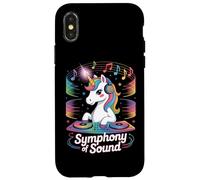 Dj Unicornio Symphony Of Sound Melodía Mágica Carcasa para iPhone X/XS