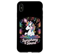 Dj Unicornio Symphony Of Sound Melodía Mágica Carcasa para iPhone XS Max