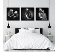 DJBCNQCD Arte Astratta da Parete su Tela, Love Heart Effetto 3D Wall Art Decorazione per Camera d'albergo per Matrimoni, Regalo di San Valentino(50 * 50CM)