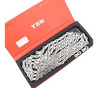 DJC - Cadena de bicicleta de 11 velocidades para bicicleta de carretera MTB de montaña con enlace rápido YBN SLA para sistema Shimano Sram y KMC 1/2"x11/128"