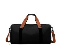 DJDLFA Bolsa de deporte para gimnasio, esterilla de yoga fija, bolsa de viaje portátil para mujer y hombre, Black, Talla única