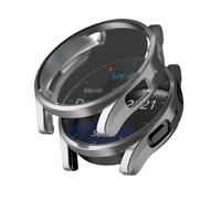 DJDLFA Funda de reloj de TPU suave para Samsung Watch 5, 40mm, con Protector de pantalla para Galaxy Watch 5, 44mm, cubierta de parachoques todo incluido(Gray,Watch 5 44mm)