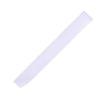 DJDZ - Juego de 4 bandas de satén blanco en blanco (liso) para fiestas, bodas y bricolaje, diseño de tu propia banda, Blanco, 4