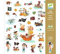 Djeco 022-01666 - Stickers, diseño pirata