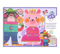 Djeco A&C Crear con Pegatinas Resplandescientes