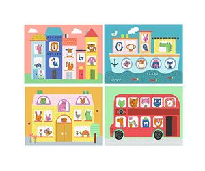 Djeco A&C Dibujos para Colorear Calcar es un Arte