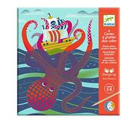 Djeco Cuadros Para Rascar Encima Y Debajo