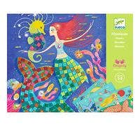 DJECO Caja de mosaicos El Canto de Las Sirenas (39423), Multicolor (1)
