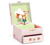 DJECO- Caja de música Cervatillo Flauta mágica Cajas, Multicolor (36086)