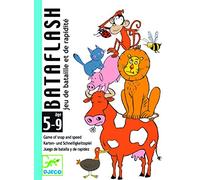 Djeco- Animal Juegos de cartasJuegos de cartasDJECOCartas Bataflash, Multicolor (36)