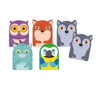 DJECO- Cartas Little Family Animal Juegos, Color Azul, M (35062)