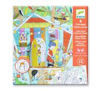 DJECO Colorear sorpresa - Las cabañas de Nina