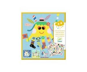 Djeco Crear Con Pegatinas Animales Marinos