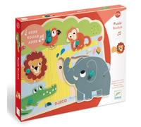 Djeco, Puzzles Rompecabezas, Encajable Baobab Musical, Multicolor (DJ01708)