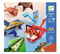 Djeco DJ08702 Origami Jumping Animals - 24 hojas de origami