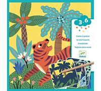 DJECO DJ09095 Kratzbilder: Große Tiere