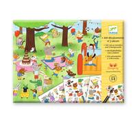 Djeco DJ09355 - Calcomanías de transferencia para fiestas