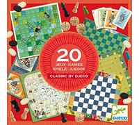 Djeco familiaresJuegos tradicionalesDJECOJuegos clásicos 20 Juegos, Multicolor (15)