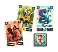 DJECO Juego de Cartas - Baraja del dragón