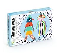 Djeco Juego de cartas Speedy Crazy FSC Mix - Juego de niños para divertirse.