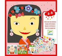 Djeco - Juego educativo, Crear con Pegatinas, DJ08934