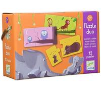 Djeco- Juegos educativos - Puzzle Duo/Trio, Color blanco15-199 (79690)