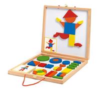 DJECO- Magneticos de Madera, Multicolor (DJ03130)