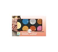 Djeco - Maquillaje paleta de 6 colores - Efecto metal