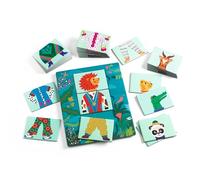Djeco Mix & Match Modanimo rompecabezas de animales juguetes