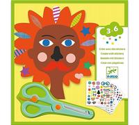 Djeco Crear Con Pegatinas Peluquería