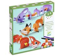 Djeco Perlas enhebrar juguetes animales FSC Mix - juguetes educativos.