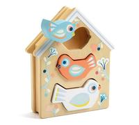 DJECO- Baby Blanco BabyBirdi Puzzles (36123)