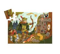 Djeco Robin Hood - Puzzle infantil (36 piezas), diseño de Robin Hood
