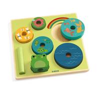 Djeco T&G Encajable Puzz & Stack Rainbow