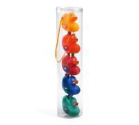 Djeco T&G Juego Habilidad Pesca-Patos Arco Iris 5 Patos
