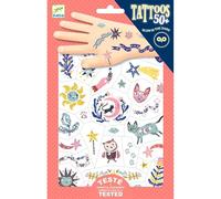 DJECO- Tatuajes Dulces sueños temporales, Dibujos Animados, Multicolor (DJ09592)