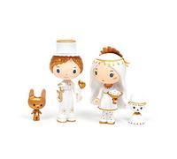 DJECO- Tinyly Marguerite & Léoplold Muñecas Fashion y Accesorios, Multicolor (36959)