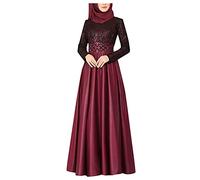 Djellaba - Vestido largo de oración islámica para mujer, diseño de flores de Abaya para mujer, Dubai de lujo de noche, Ramadán, oración islámica, vestido largo de una línea elegante y elegante