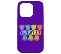 Djembe Arte con Tambores Africanos para LGBT Batería Gay Carcasa para iPhone 15 Pro