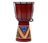 Djembe para niños de 30 cm de altura, tambor pintado de colores, trabajo hecho a mano