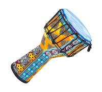 Djembé Profesional Tambor Africano De Cuerpo De PVC De 10,5 Pulgadas, Tambor De Mano Africano De Piel Sintética Para Principiantes Y Adultos (Color : A)