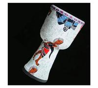 Djembé Profesional Tambor Africano Hecho A Mano De 8 Pulgadas Sin Afinar Instrumento De Tambor De Mano Africano Para Estudiantes Y Adultos (Color : A)