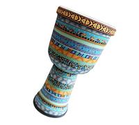 Djembé Profesional Tambor Africano Hecho A Mano De 9 Pulgadas, Tambor De Piel De Cabra, Instrumento De Tambor De Mano Africano Para Adultos Sin Afinación (Color : D)